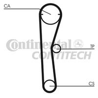 CONTITECH Zahnriemen CT669 Steuerriemen HONDA,SUZUKI,TRIUMPH,CIVIC I Hatchback SB,CIVIC II Schrägheck SS, SL,CIVIC I Stufenheck SF,LJ 80,SJ 410 Cabrio