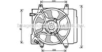 kia Koelventilatorwiel