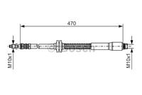 Bremsschlauch Vorderachse Bosch 1 987 476 951