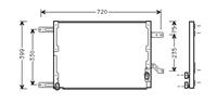 alfaromeo Airco Condensor 2.0 Twin Spark 16v