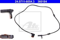 Sensor, Raddrehzahl Hinterachse links ATE 24.0711-6054.3