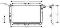 daewoo RADIATEUR BENZINE +/zonder AIRCO -AUTO