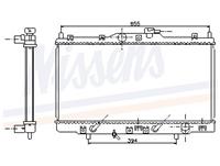 Kühler, Motorkühlung Nissens 68106