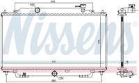 NISSENS Kühler, Motorkühlung MAZDA 68555 PE2015200 Kühler,Wasserkühler,Autokühler,Motorkühler