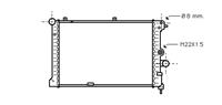 opel RADIATEUR DIESEL 1.7 Turbo Diesel