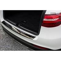 mercedes-benz Zwart RVS Achterbumperprotector Mercedes GLC 5-deurs 2015-RIbs'