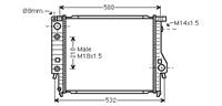 Radiateur Radiateur Bmw 325 87-90