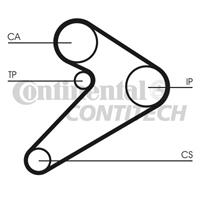 CONTITECH Zahnriemen CT517 Steuerriemen HYUNDAI,MITSUBISHI,H100 Bus P,H100 Kasten,H100 Pritsche/Fahrgestell,PORTER Pick-up,PAJERO II V3_W, V2_W, V4_W