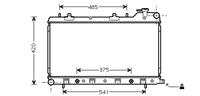 subaru Radiateur Impreza/forester At 98-02 51002046