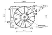 dacia KADER + VENTILATOR Logan/Sandero Diesel met AIRCO