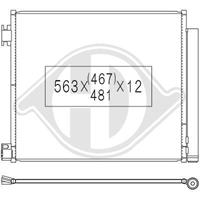 DIEDERICHS Klimakondensator DCC1953 Kondensator,Klimakühler RENAULT,NISSAN,KADJAR,ESPACE V,QASHQAI J11, J11_,X-TRAIL T32