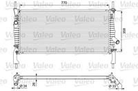Kühler, Motorkühlung Valeo 701731