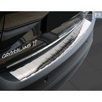 RVS Achterbumperprotector Opel Crossland 2017-Ribs'