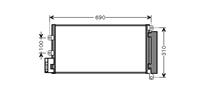 fiat CONDENSOR LINEA 14i/13JTD/16JTD 07-