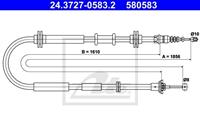 Seilzug, Feststellbremse hinten ATE 24.3727-0583.2
