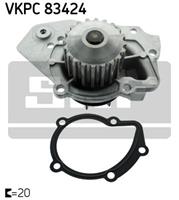 SKF Wasserpumpe VKPC 83424  PEUGEOT,CITROËN,ROVER,306 Schrägheck 7A, 7C, N3, N5,205 II 20A/C,J5 Pritsche/Fahrgestell 290L,J5 Kasten 280L,J5 Bus 290P
