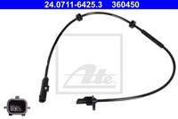 ATE ABS Sensor 24.0711-6425.3 Drehzahlsensor,Raddrehzahl Sensor RENAULT,CLIO IV,CAPTUR,CLIO Grandtour IV,ZOE,CLIO IV Kasten