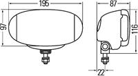 Verstr set Comet FF550 m/kap m/gl 12V 1FD010953801