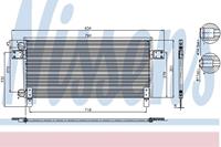 Kondensator, Klimaanlage Nissens 94681