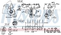 NISSENS Turbolader 93131 Abgasturbolader,Lader, Aufladung OPEL,FIAT,SAAB,ZAFIRA B A05,ASTRA H Caravan L35,ASTRA H L48,VECTRA C Caravan,ASTRA H GTC L08