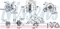 NISSENS Turbolader 93159 Abgasturbolader,Lader, Aufladung VOLVO,V70 II SW,XC90 I,S60 I,S80 I TS, XY,XC70 CROSS COUNTRY