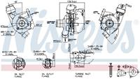 Turbocharger NISSENS 93203