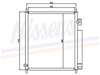 NISSENS Klimakondensator 94734 Kondensator,Klimakühler HONDA,JAZZ II GD