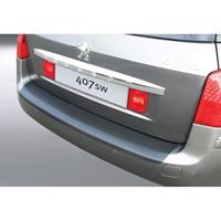 ABS Achterbumper beschermlijst Peugeot 407 SW 2009- Zwart