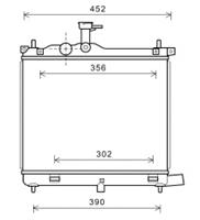 hyundai RADIATEUR i10 1.0i/1.2i MT