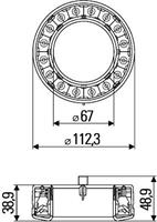 HELLA Heckleuchte 2SB 009 362-021