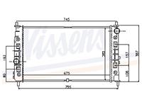 NISSENS Wasserkühler 69016 Kühler,Motorkühler CHRYSLER,300 M LR