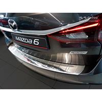 RVS Achterbumperprotector Mazda 6 III GJ combi 2012-Ribs' (Lange versie)