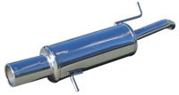 100% RVS Sportuitlaat Citroën C2 1.4/1.4 VTR (75pk) 2003- 102mm
