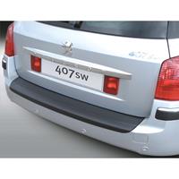 ABS Achterbumper beschermlijst Peugeot 407 SW -2009 Zwart