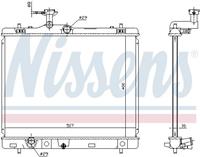 Kühler, Motorkühlung Nissens 64257