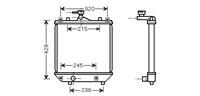 subaru Radiateur Benzine 1.3 / 1.5 52002064