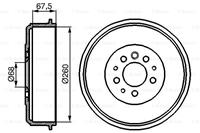 Volkswagen Remtrommel