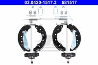 ATE Bremsensatz, Trommelbremse VW,SEAT 03.0420-1517.3