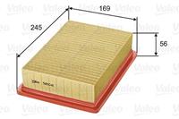 Valeo Luftfilter 585041  FIAT,ALFA ROMEO,BRAVO I 182,BRAVA 182,MAREA Weekend 185,MAREA 185,145 930,155 167,146 930