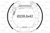 Bremsbackensatz Hinterachse Valeo 554608