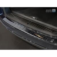 Zwart RVS Achterbumperprotector BMW 5-Serie G31 Touring 2016-Ribs'