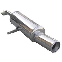 100% RVS Sportuitlaat Renault Clio III 1.2 16v (75pk) 2005- 102mm