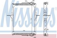 Kühler, Motorkühlung Nissens 65475