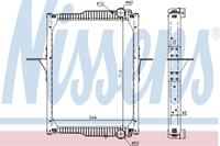 Kühler, Motorkühlung Nissens 65475