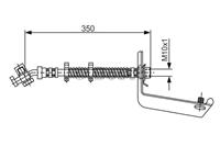Bremsschlauch Hinterachse rechts Bosch 1 987 476 976
