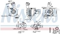 NISSENS Turbolader 93118 Abgasturbolader,Lader, Aufladung VW,TRANSPORTER V Bus 7HB, 7HJ, 7EB, 7EJ, 7EF,MULTIVAN V 7HM, 7HN, 7HF, 7EF, 7EM, 7EN