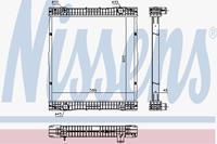 Radiator, motorkoeling NISSENS 67184