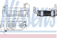 Ölkühler, Automatikgetriebe Nissens 90708