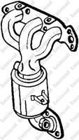 Katalysator vorne Bosal 090-639