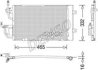 Kondensator, Klimaanlage Denso DCN20037
